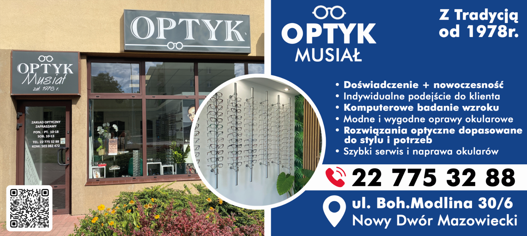 Zakład Optyczny Teresa i Małgorzata Musiał - optyk NOWY DWÓR MAZOWIECKI optyk NOWY DWÓR MAZOWIECKI